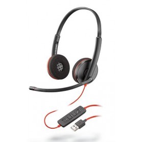 POLY Blackwire 3220 Cuffia Padiglione auricolare Nero (209745-101)