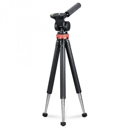 Hama Traveller Pro treppiede Smartphone/fotocamera di azione 3 gamba/gambe Nero, Rosso (00004631)