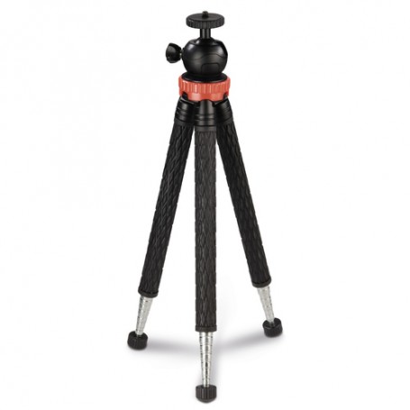 Hama Traveller Pro treppiede Smartphone/fotocamera di azione 3 gamba/gambe Nero, Rosso (00004620)