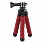 Hama Flex treppiede Smartphone/fotocamera di azione 3 gamba/gambe Nero, Rosso (00004611)
