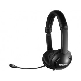 Sandberg Saver Cuffia Padiglione auricolare Connettore 3.5 mm Nero (326-15)