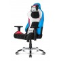 AKRacing Premium Sedia da gaming per PC Sedia imbottita tappezzata Nero, Blu, Rosso, Bianco (AK-PREMIUM-TRI)