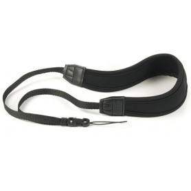 Kaiser 6742 tracolla Fotocamera Tessuto, Neoprene Nero (6742)