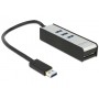 DeLOCK 62535 hub di interfaccia 5000 Mbit/s Nero, Argento (62535)