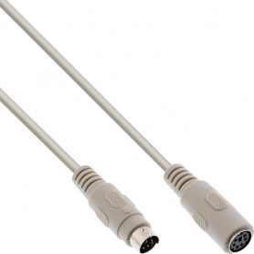 InLine 13346 cavo PS/2 Beige (13346)