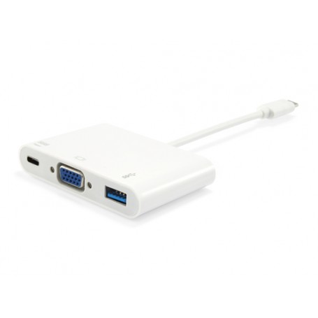 Equip 133462 hub di interfaccia USB 3.2 Gen 1 (3.1 Gen 1) Type-C Bianco (133462)