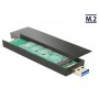 DeLOCK 42593 contenitore di unità di archiviazione Box esterno SSD Nero M.2 (42593)