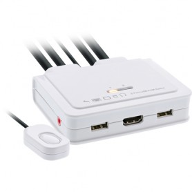 InLine 62613I switch per keyboard-video-mouse (kvm) Bianco (62613I)