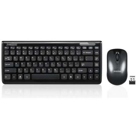Perixx PERIDUO-707 PLUS tastiera RF Wireless QWERTY Nero (PERIDUO-707 PLUS W)
