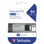 Verbatim Secure Pro unità flash USB USB tipo A 3.2 Gen 1 (3.1 Gen 1) Nero, Grigio (98666)