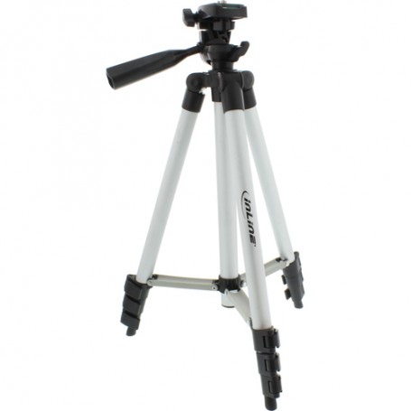 InLine 48002B treppiede Nero, Argento (48002B)
