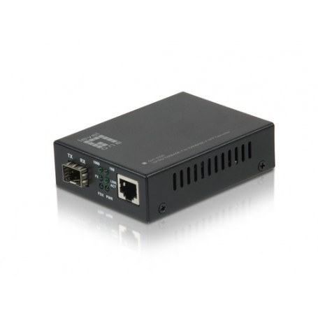 LevelOne GVT-2000 convertitore multimediale di rete 1000 Mbit/s Modalità multipla Nero (GVT-2000)
