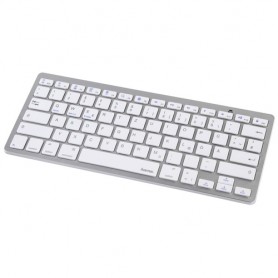 Hama KEY4ALL X510 Argento, Bianco Bluetooth QWERTZ Tedesco (108393)