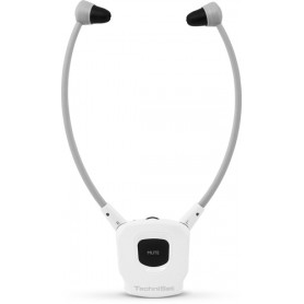 TechniSat STEREOMAN ISI Cuffie Auricolare Nero, Bianco (1003/9125)