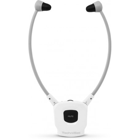 TechniSat STEREOMAN ISI Cuffie Auricolare Nero, Bianco (1003/9125)