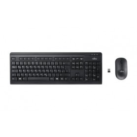 Fujitsu Wireless Keyboard Set LX410 tastiera RF Wireless QWERTY Italiano Nero (S26381-K410-L485)