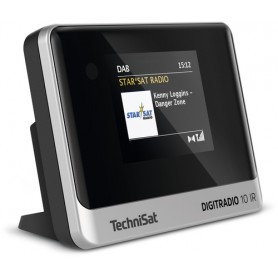 TechniSat DIGITRADIO 10 IR Internet Digitale Nero, Argento (0010/3945)