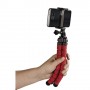 Hama Flex treppiede Smartphone/fotocamera di azione 3 gamba/gambe Nero, Rosso (4617)