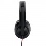Hama HS-USB400 Cuffia Padiglione auricolare USB tipo A Nero, Rosso (139927)