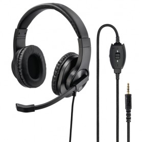 Hama HS-P350 Cuffia Padiglione auricolare Connettore 3.5 mm Nero (139926)