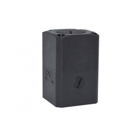 Alphacool Eisstation 80 DC-LT Universale Serbatoio di raffreddamento ad acqua Nero 1 pz (15371)