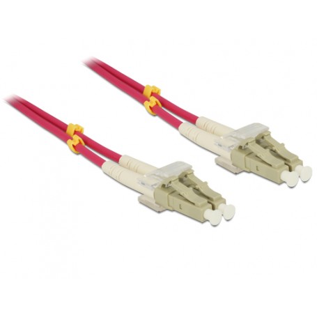 DeLOCK LC - LC, 5m cavo a fibre ottiche Viola (84643)