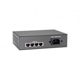 LevelOne FEP-0511W90 switch di rete Fast Ethernet (10/100) Supporto Power over Ethernet (PoE) Grigio (FEP-0511W90)