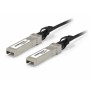 LevelOne DAC-0101 cavo a fibre ottiche 1 m SFP+ Nero, Acciaio inossidabile (DAC-0101)