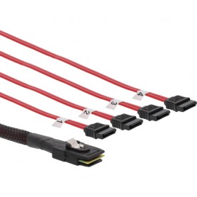 InLine 27610 cavo Serial Attached SCSI (SAS) Rosso (27610)