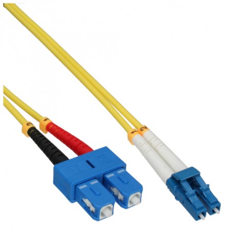 InLine 88656G cavo a fibre ottiche 2x LC 2x SC Giallo (88656G)