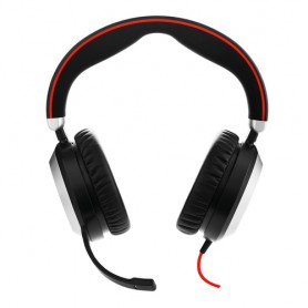 Jabra Evolve 80 Stereo MS USB-C Cuffia Padiglione auricolare Connettore 3.5 mm USB tipo-C Nero (7899-823-189)