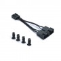 Fractal Design Venturi HP-12 PWM Case per computer Ventilatore 12 cm Nero, Grigio (FD-FAN-VENT-HP12-PWM)