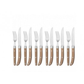 WMF 12.8063.6046 set di posate 12 pz Marrone, Metallico (12.8063.6046)
