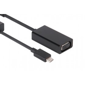 CLUB3D USB Type C to VGA Active Adapter USB C Nero (CAC-1502)