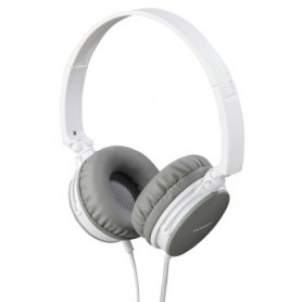 Hama HED2207WH/GR Cuffie Padiglione auricolare Connettore 3.5 mm Bianco (132629)