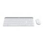 Logitech Slim Wireless Combo MK470 tastiera RF Wireless Svizzere Bianco (920-009193)