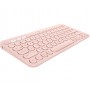Logitech K380 Multi-Device tastiera Bluetooth US International Rosa (920-009867)