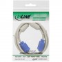 InLine 17720 cavo VGA VGA (D-Sub) Beige (17720)
