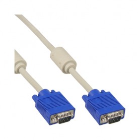 InLine 17717 cavo VGA VGA (D-Sub) Beige (17717)