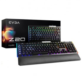 EVGA Z20 tastiera USB Tedesco Nero (811-W1-20DE-K2)