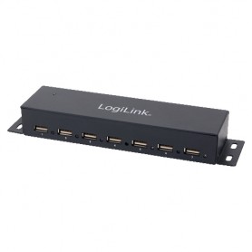 LogiLink UA0148 hub di interfaccia 480 Mbit/s Grigio (UA0148)