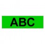 Brother Gloss Laminated Labelling Tape - 24mm, Black/Green nastro per etichettatrice TX (TX751)