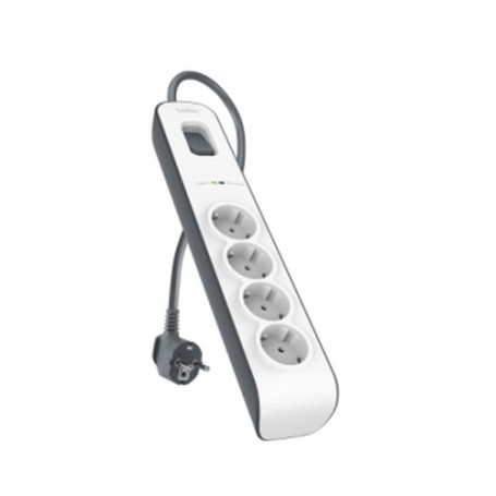 Belkin BSV400VF2M protezione da sovraccarico Bianco 4 presa(e) AC 2 m (BSV400VF2M)