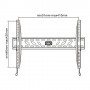 InLine 23119B Supporto TV a parete 139,7 cm (55") Nero (23119B)