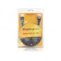 DeLOCK 82770 cavo DisplayPort 1 m Nero, Marrone (82770)