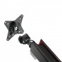 LogiLink BP0092 supporto da tavolo per Tv a schermo piatto 81,3 cm (32") Morsa Nero, Rosso (BP0092)
