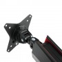 LogiLink BP0091 supporto da tavolo per Tv a schermo piatto 81,3 cm (32") Morsa Nero, Rosso (BP0091)
