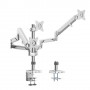 LogiLink BP0090 supporto da tavolo per Tv a schermo piatto 68,6 cm (27") Morsa Argento (BP0090)
