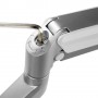 LogiLink BP0087 supporto da tavolo per Tv a schermo piatto 81,3 cm (32") Morsa Argento (BP0087)