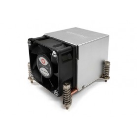 Inter-Tech K-650 Processore Refrigeratore 6 cm Alluminio, Nero (88885510)